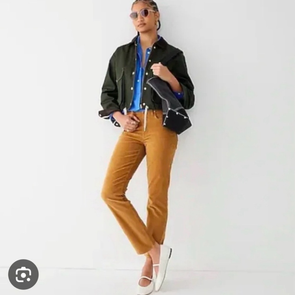 J. Crew camel corduroy women’s size 29 straight slim cigarette Pants